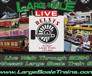 Live Walk Through Northeast Large Scale Train Show West Springfield Massachusetts “Large Scale Live”