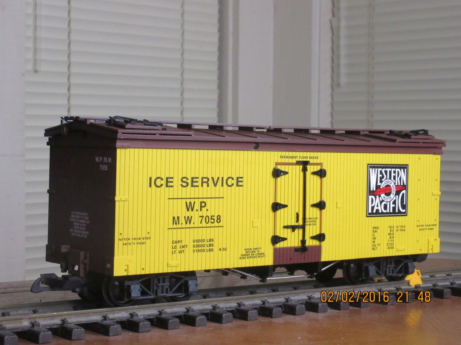 R16488 D Western Pacific WP 7058