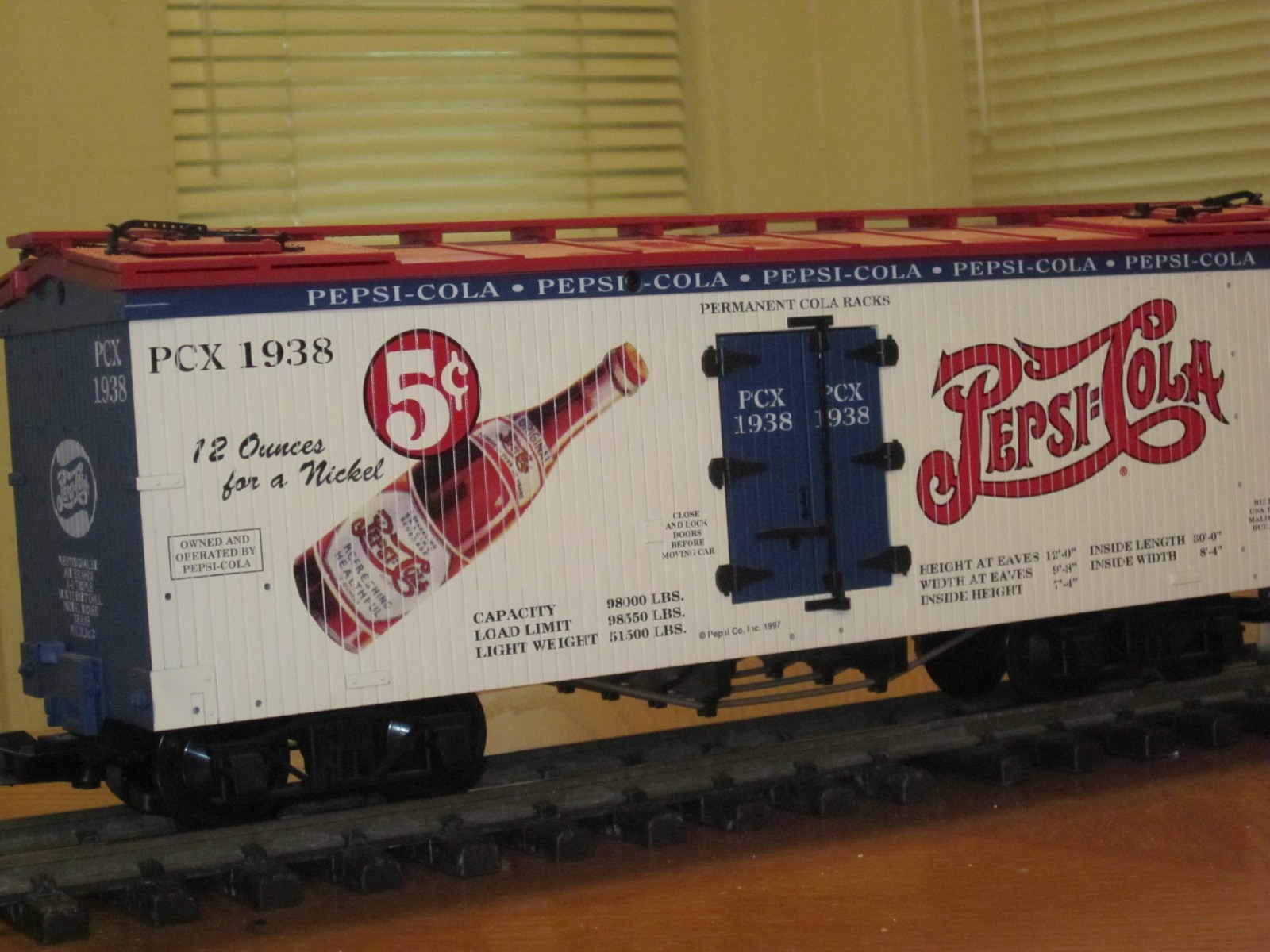 R16124 Pepsi 1938 (12 Ounces For A Nickel) PCX 1938