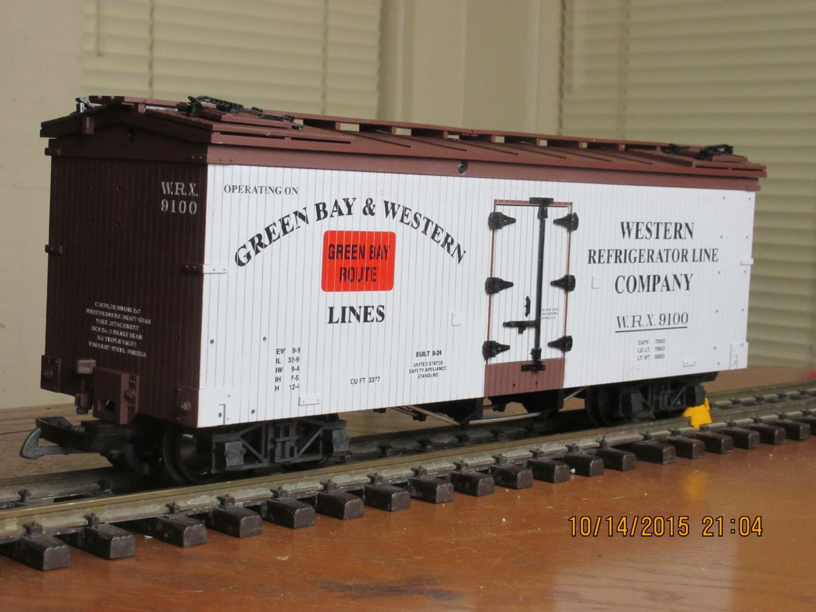 R16493 A Green Bay & Western WRX 9100