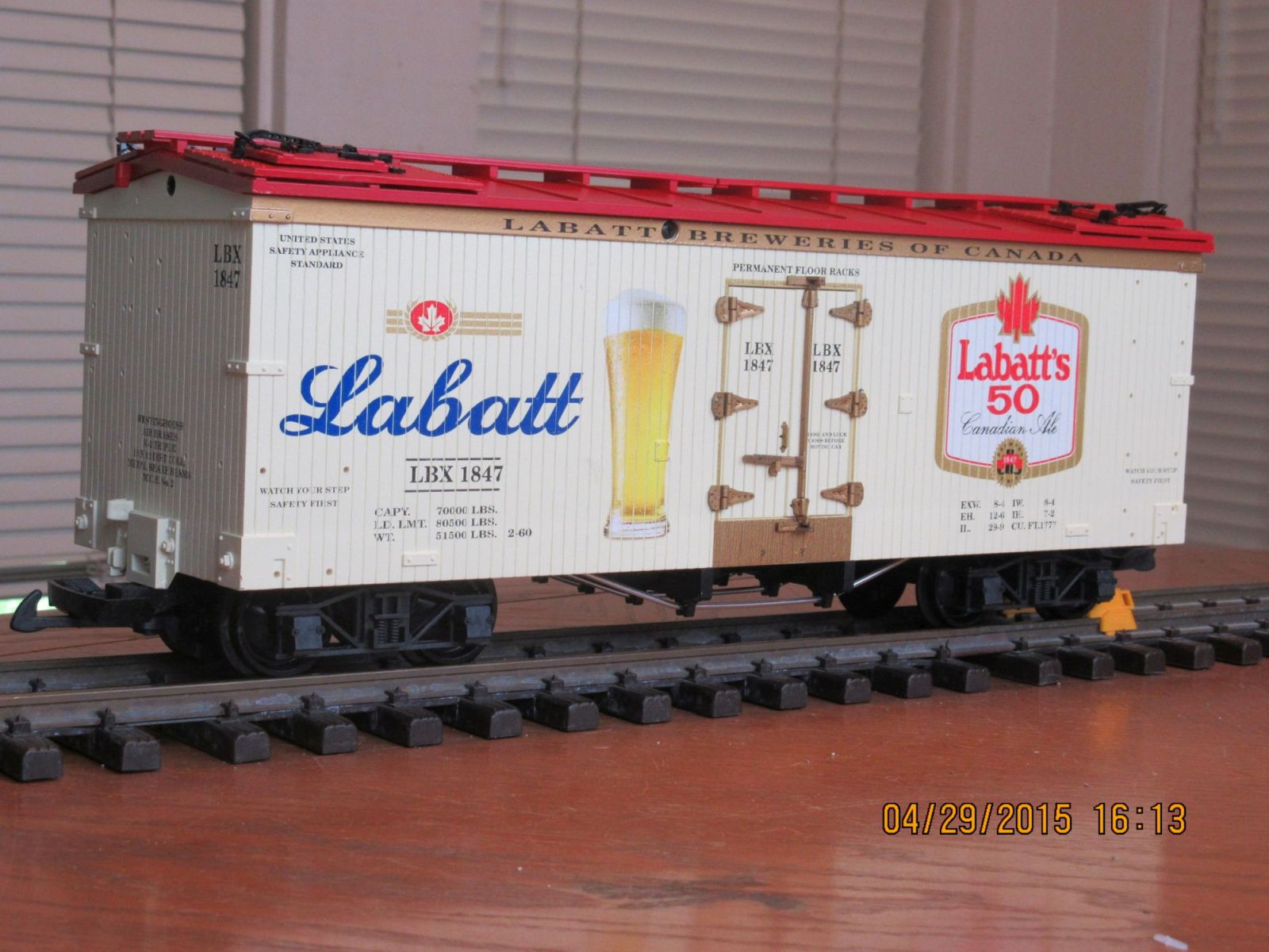 R16476 Labatts 50 Ale LBX 1847