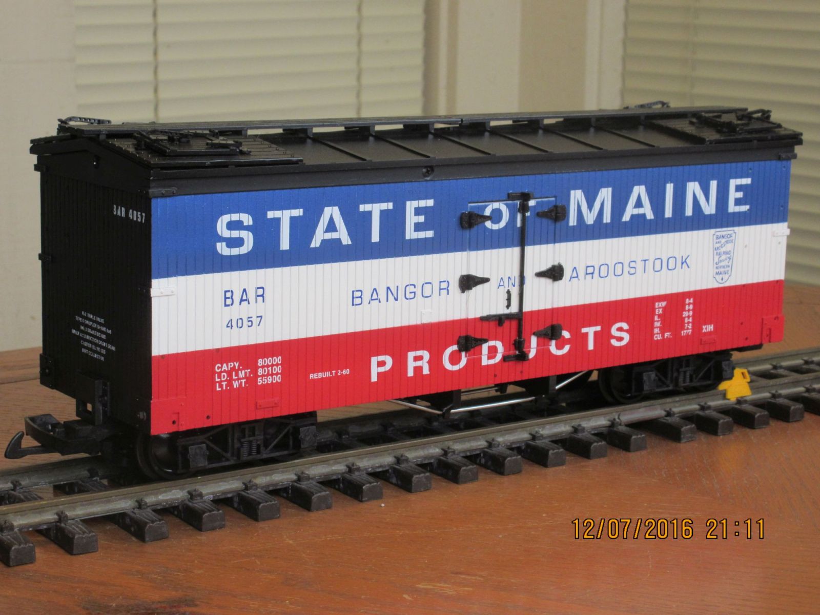 R16006 B Reefer State Of Maine BAR 4057 (RWB Black)