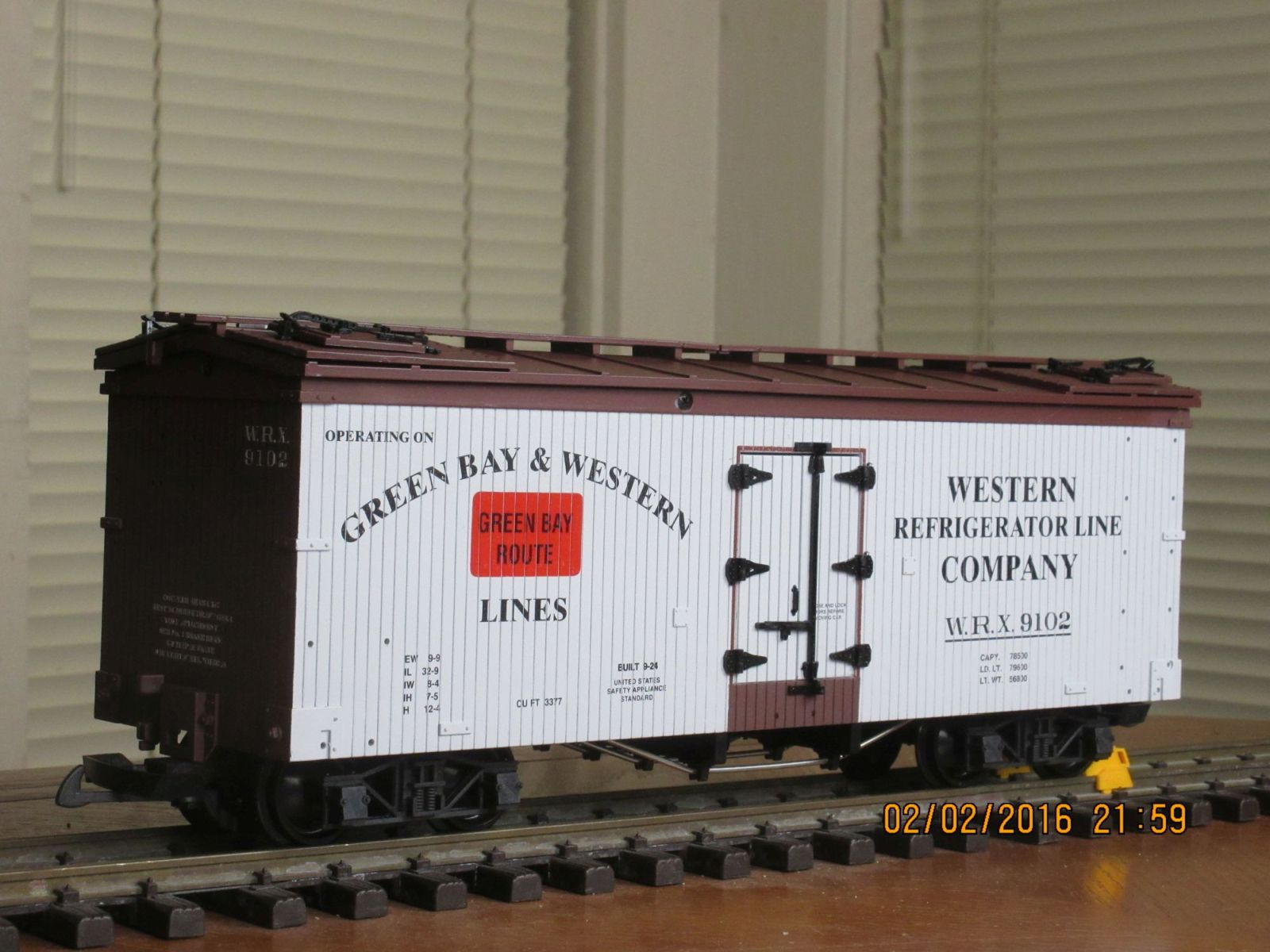 R16493 C Green Bay Western WRX 9102