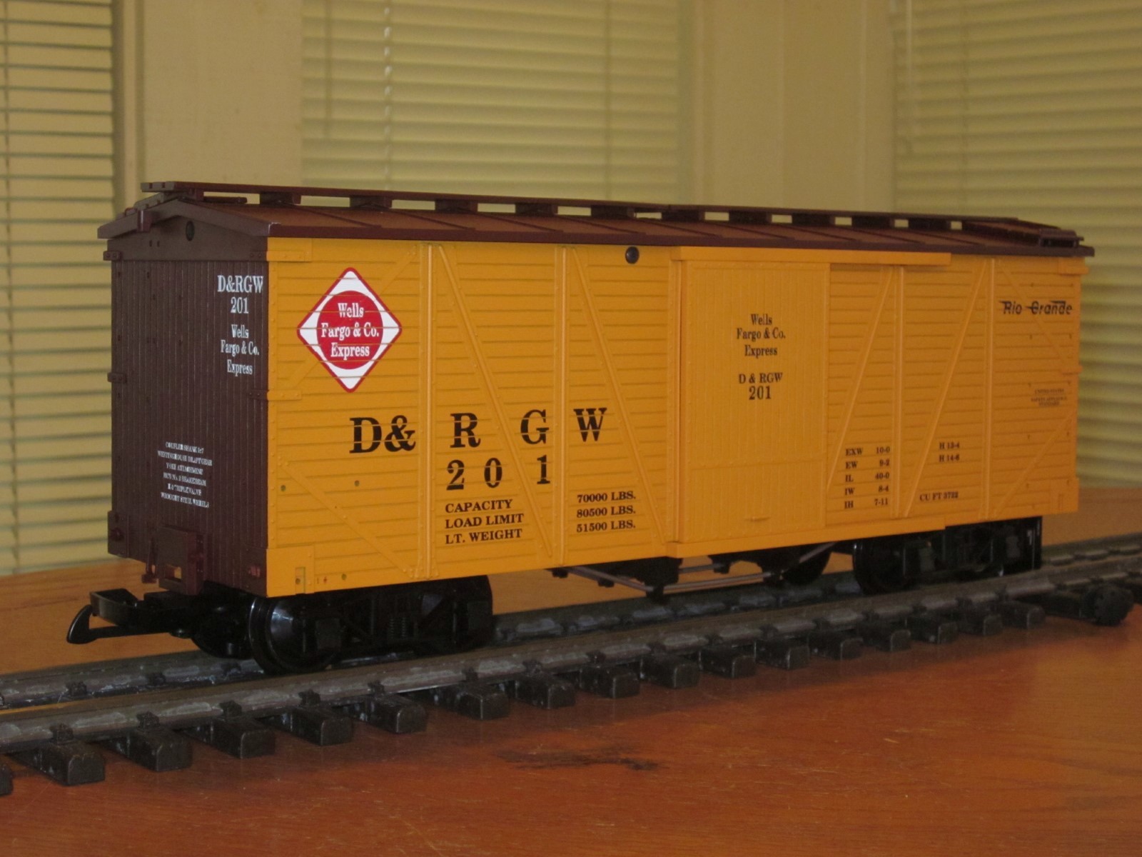 R1422 Rio Grande Wells Fargo D&RGW 201