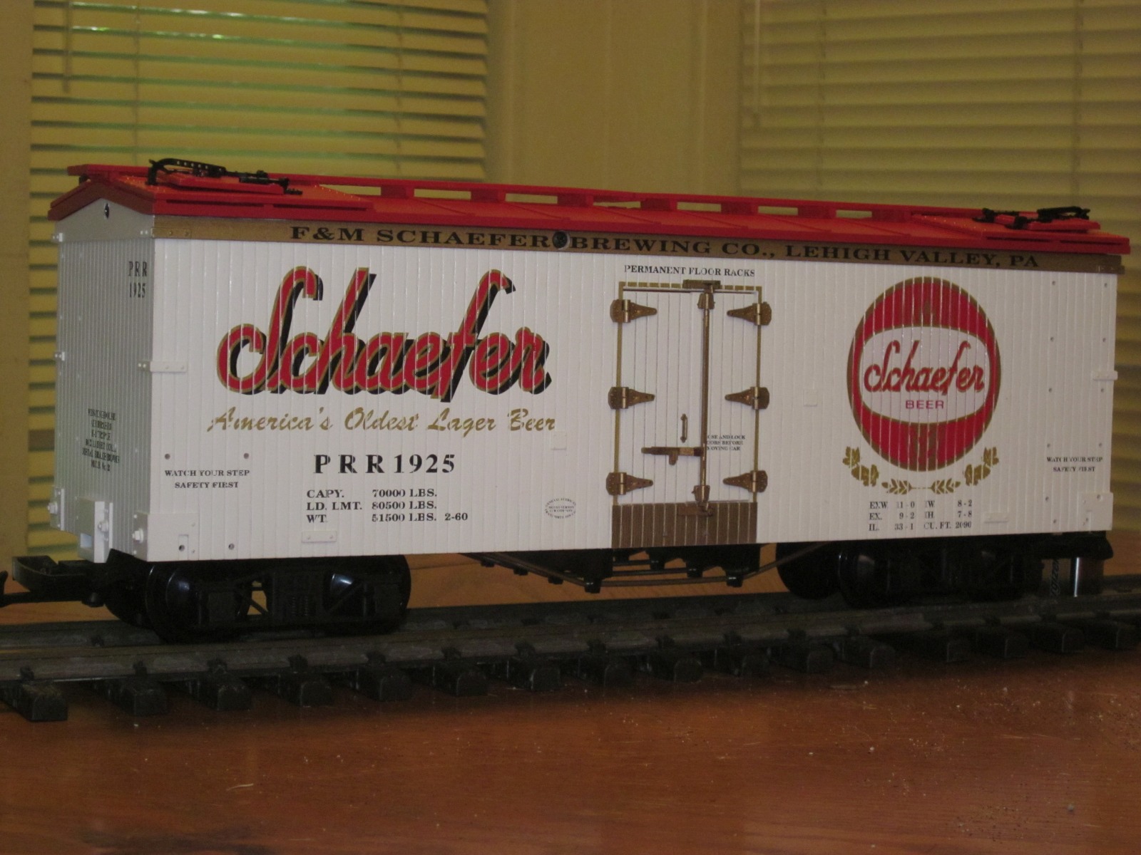 R16434 Schaefer Beer PRR 1925