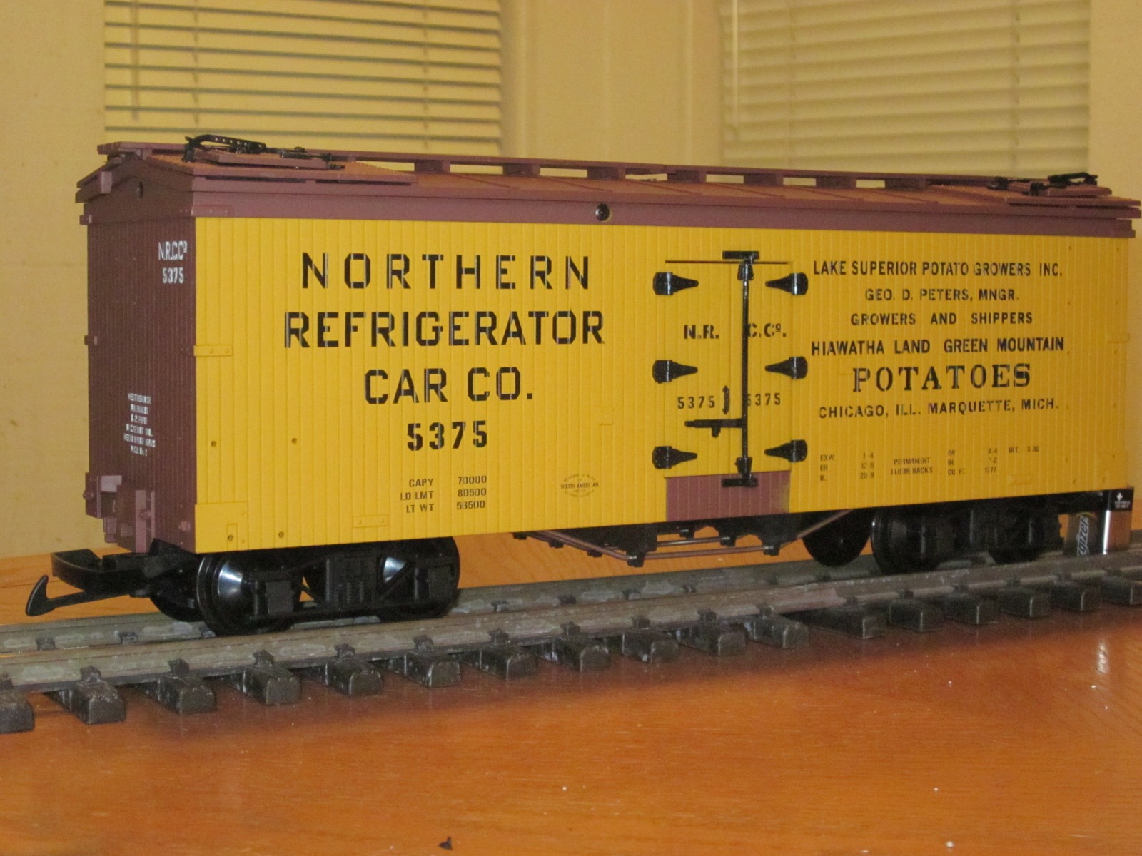 R16363 Northern Refrigerator Car Lake Superior Potatoes NRCCo 5375