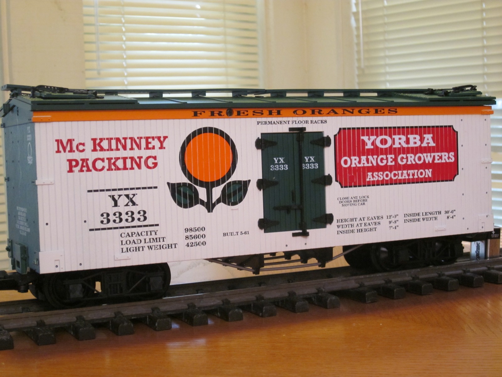 R16155 Yorba Orange Growers YX 3333