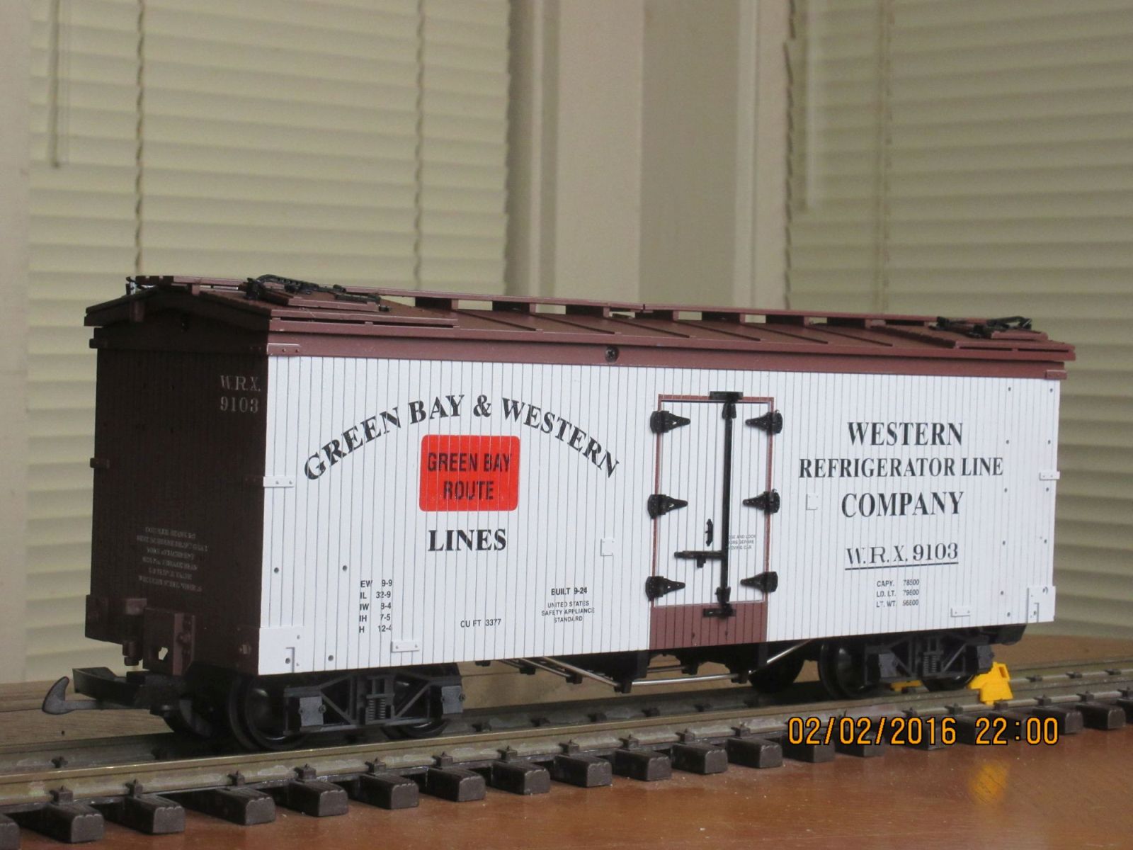 R16493 D Green Bay Western WRX 9103