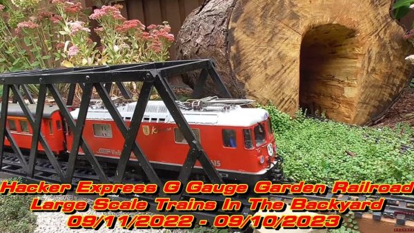 Hacker Express G Gauge Garden Railroad
